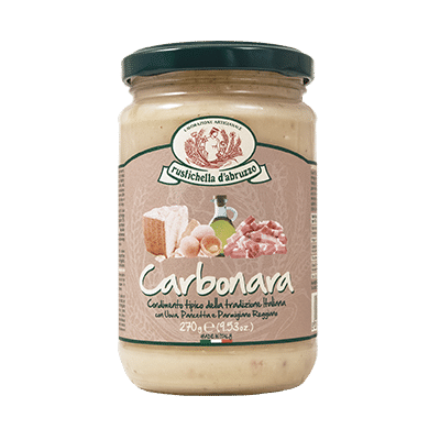 Rustichella d'Abruzzo阿布素 – 白汁煙肉醬 (Carbonara) 270g