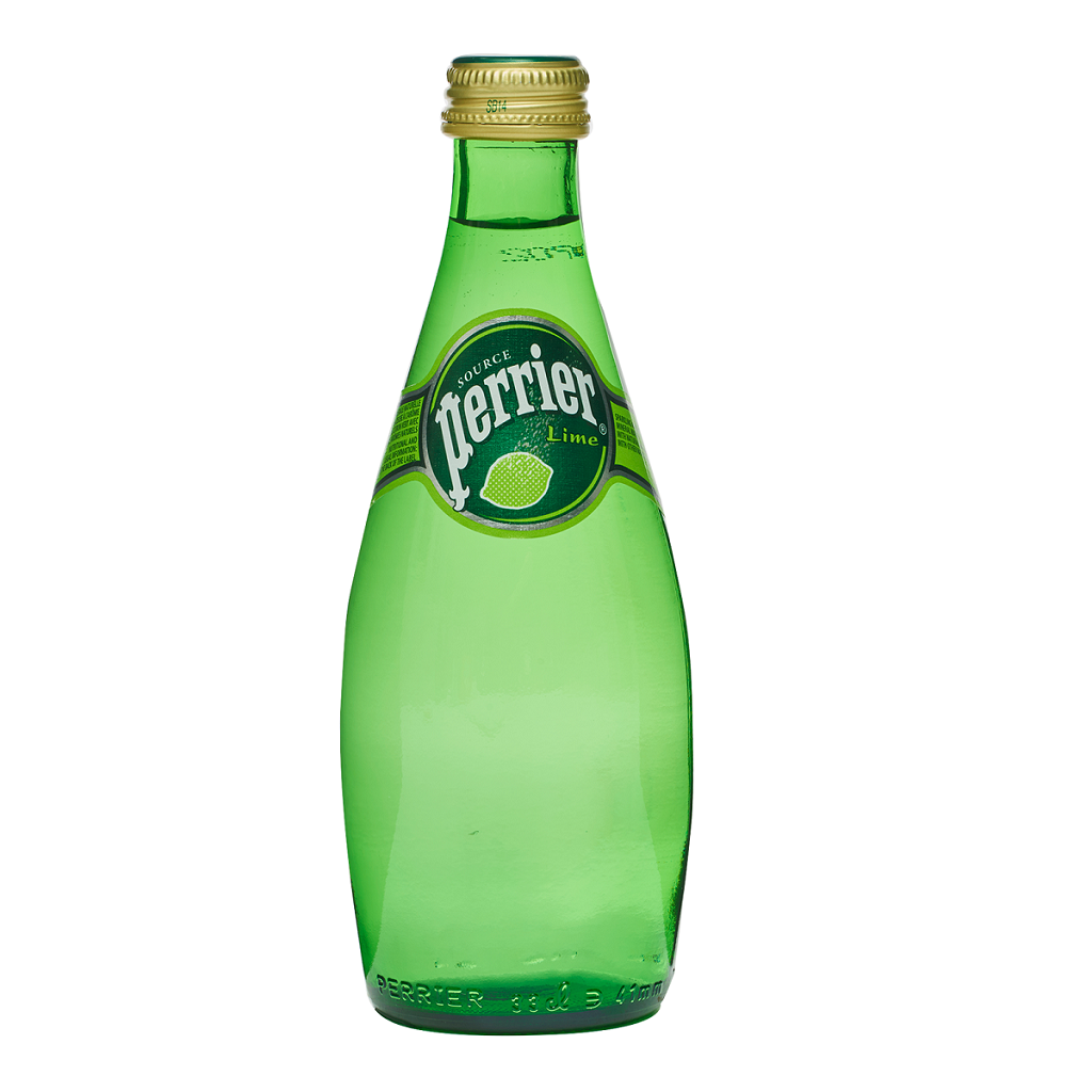 Perrier 有氣礦泉水 - 青檸味 330ml (玻璃樽裝)