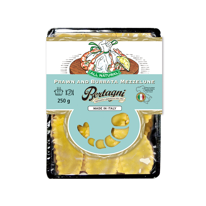 Bertagni 鮮蝦布袋芝士雲吞 Prawn & Burrata Mezzelune 250g