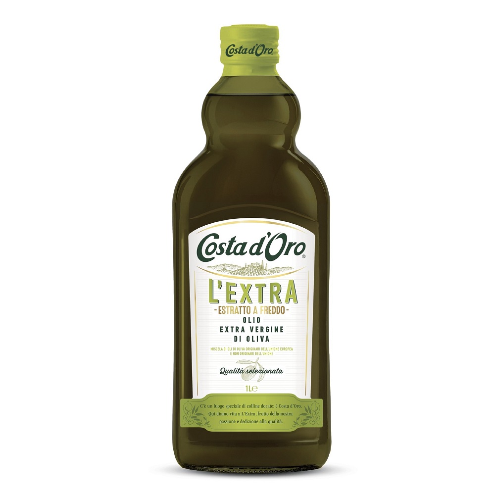 Costa d'Oro – EXTRA特級初榨橄欖油 1L （玻璃樽）