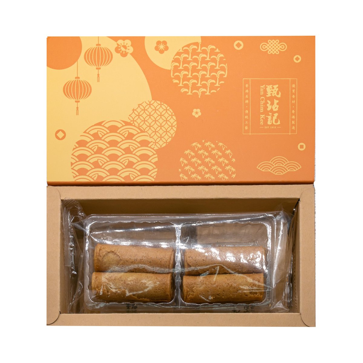 甄沾記椰子海鹽糖及蛋卷禮盒裝 148g