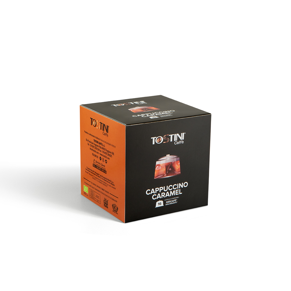 Tostini 咖啡膠囊 - 焦糖卡布奇諾 15g x 16 / 盒