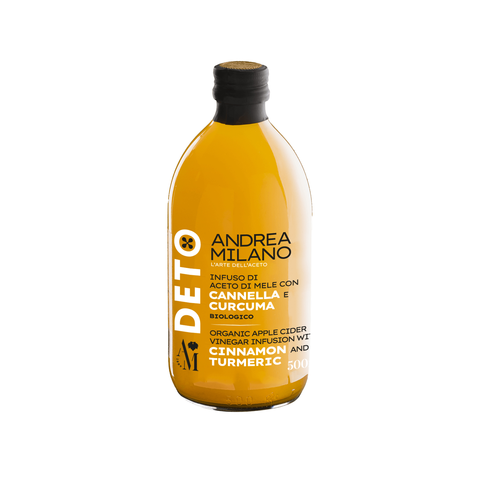 Andrea Milano - 有機無過濾肉桂黃薑蘋果醋 500ml